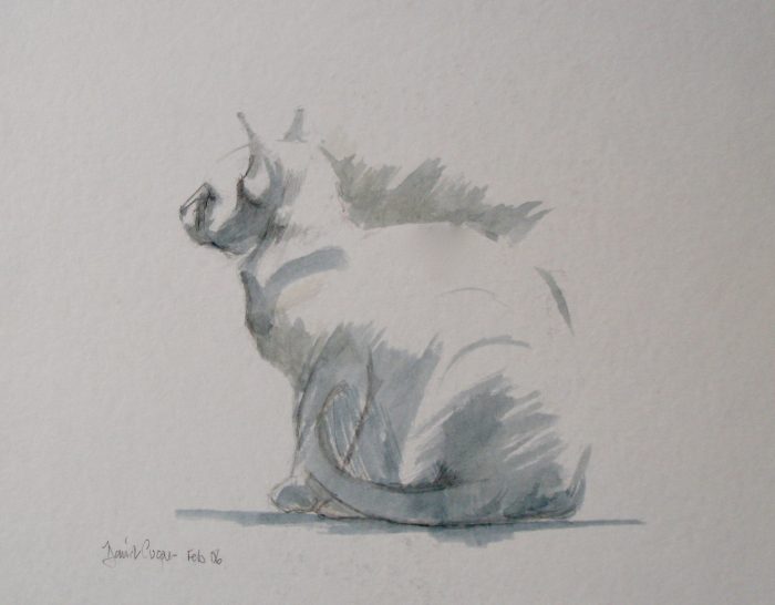 "Cat Study" by David 'Mouse' Cooper.