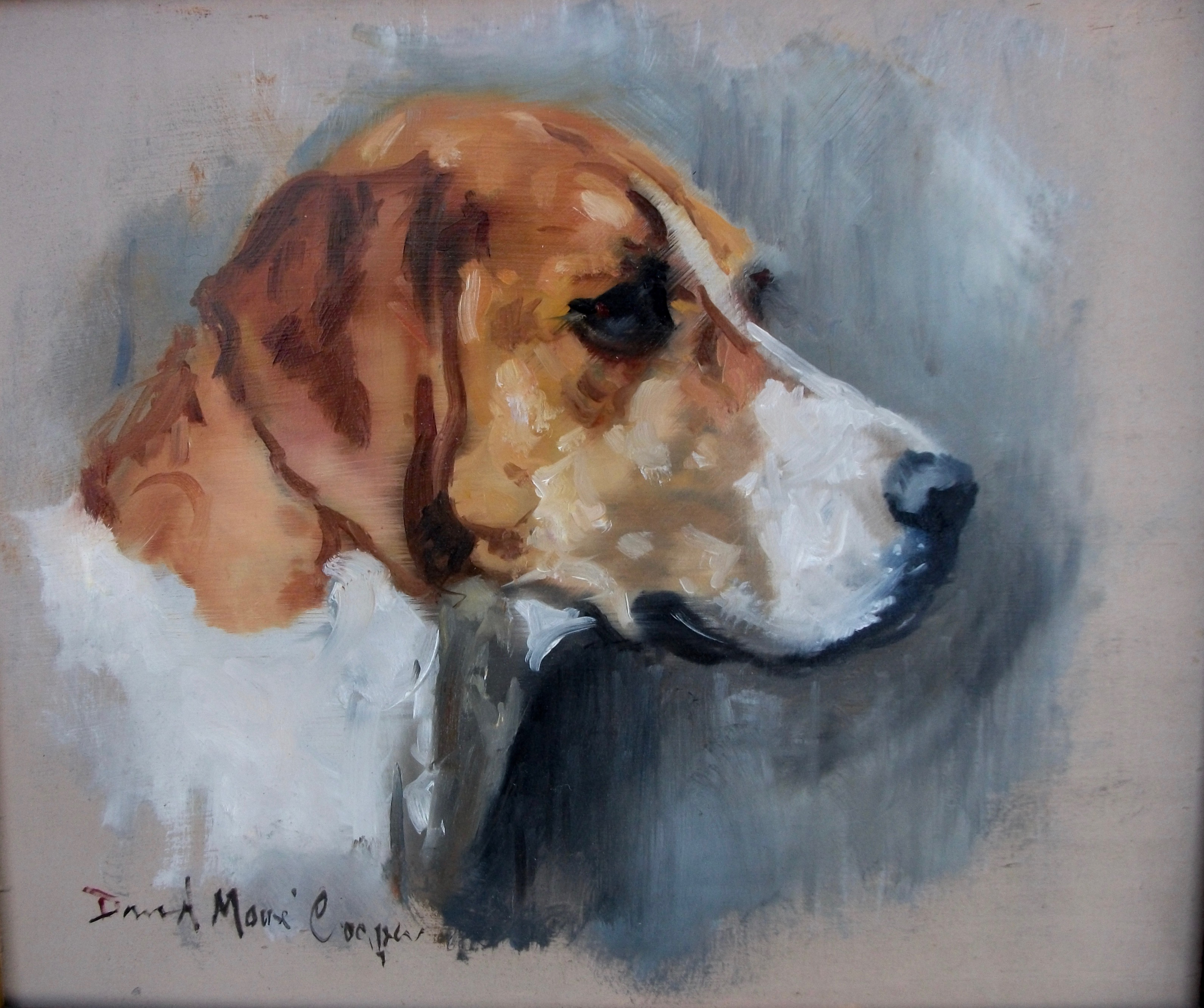 "Head of a Hound" by David 'Mouse' Cooper.