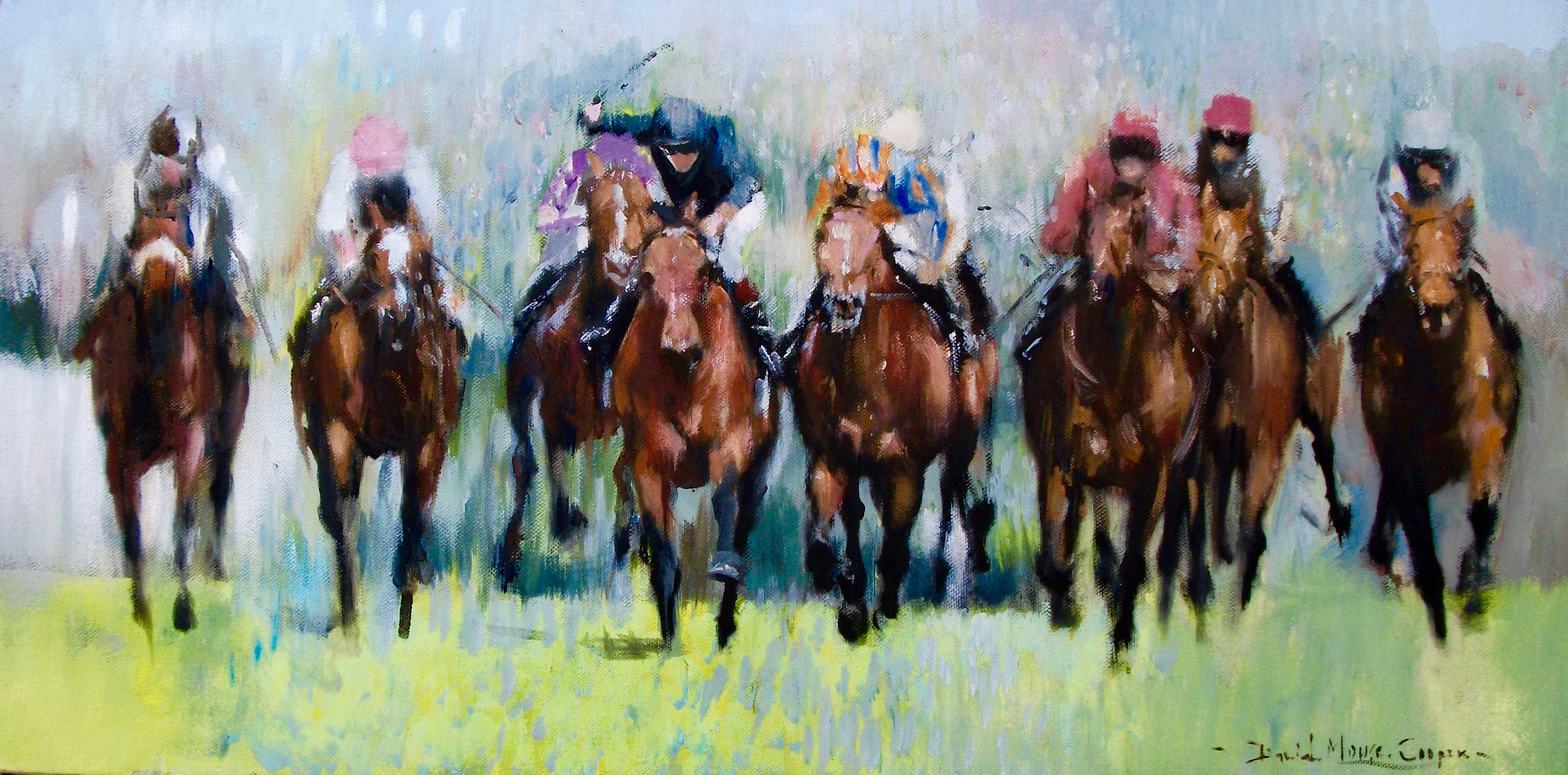 "Driving Finish" by David Mouse Cooper